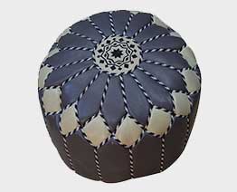 pouffe artisanat marocain