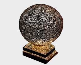 abat jour artisanal marocain