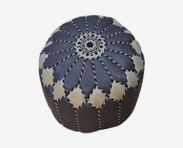 pouffe artisanale marocaine